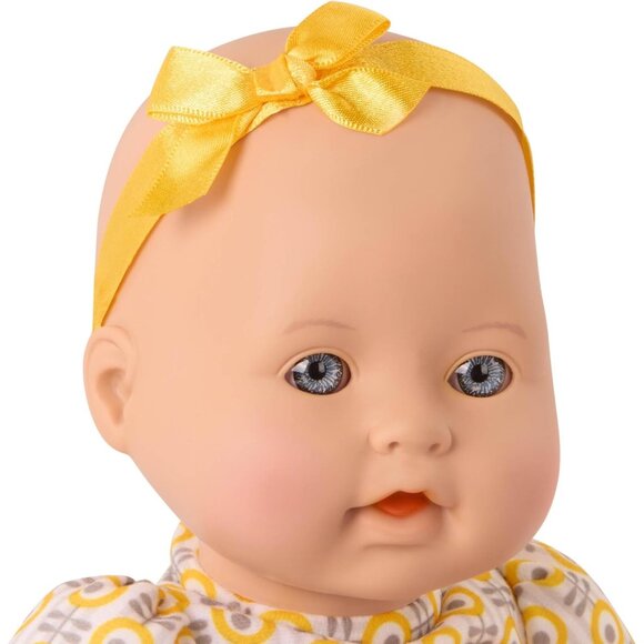 🆕 Newborn Baby Doll Yellow Sweetheart Battat Feeding Time Soft Body Accessories - Picture 6 of 7